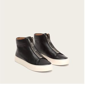 Frye high top zip sneakers